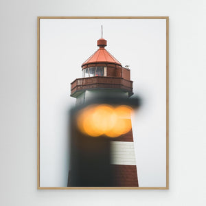 Alnes Fyr Godøya Ålesund – Fyr i Dimma | Canvas