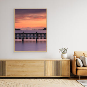 Solnedgång vid Billdal – Göteborgs skärgård - CANVAS