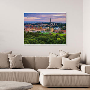 Göteborg – utsikt över Hisingen från Hisingsparken | Canvas
