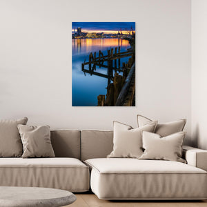 Skymning över Göta älv - CANVAS