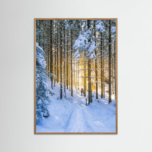 Vintervandring vid Helsjön – Marks kommun | Fine Art Print