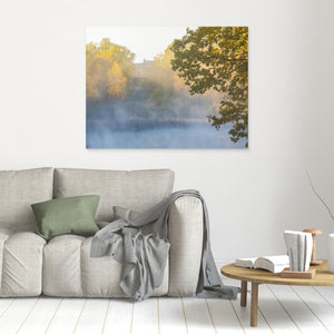 Gunnebo Slott i höstdimma – Ståloppet mellan Rådasjön och Stensjön | Canvas