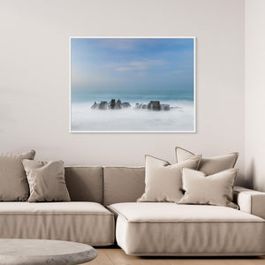 Minimalistisk kust Portugal – Cascais hav och klippor | Canvas