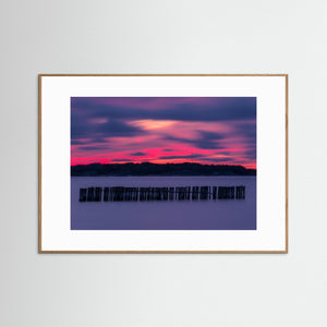 Solnedgång vid Tumlehed – Hisingen, Göteborg | Fine Art Print