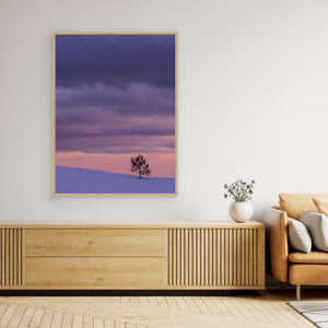 Ensamt träd i vinterfjäll – Grövelsjöfjällen i Dalarna | Canvas