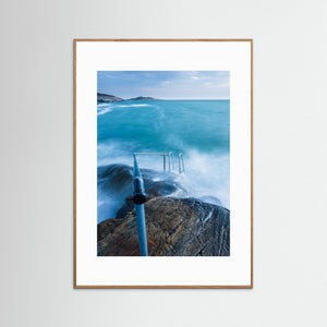 Badtrappa vid Stora Amundön – Billdals skärgård, Göteborg | Fine Art Print 