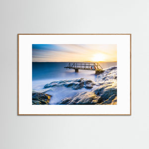 Solnedgång vid Långholmen – Göteborgs skärgård | Fine Art Print