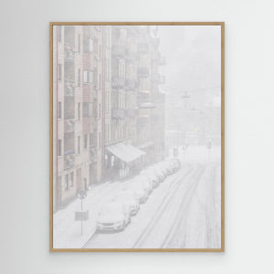 Snöstorm över Prinsgatan - CANVAS