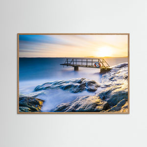 Solnedgång vid Långholmen – Göteborgs skärgård | Fine Art Print