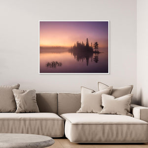 Vannen i gryningsljus – Hemsedal, Norge | Canvas