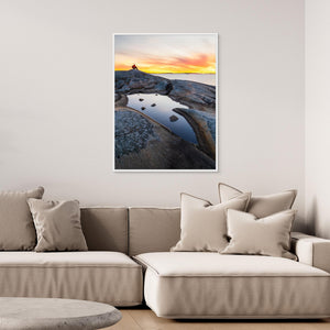 Kvällsljus över Stora Amundön - CANVAS
