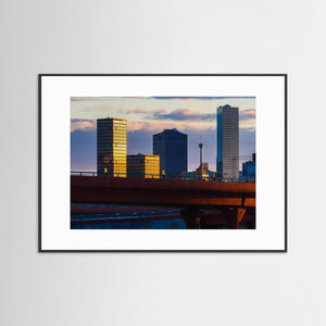Göteborg skyline i kvällsljus – Gårda och Röde Orm | Fine Art Print