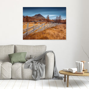 Storkläppvallen och Mittåkläppen i höstfärger – Härjedalen | Canvas