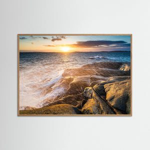 Våg över klippor – Stora Amundön Göteborg | Fine Art Print