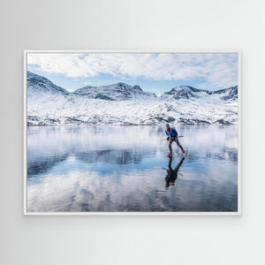 Långfärdsskridskor på Tovatna – fjällsjö i Norge | Canvas