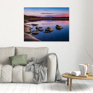 Soluppgång vid Rådasjön – Härryda kommun | Canvas