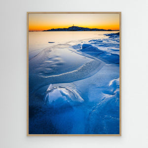 Isformationer vid Stora Amundön Göteborg – Vinter vid havet | Canvas