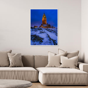 Masthuggskyrkan i vinterkväll – Göteborg | Canvas