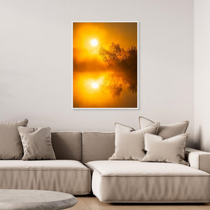 Soluppgång över Messmörtjärn - CANVAS