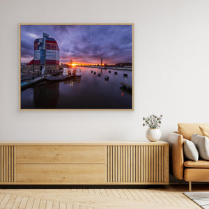 Solnedgång vid Läppstiftet - CANVAS