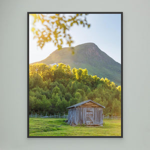 Sommarkväll vid Mittåkläppens fot - CANVAS