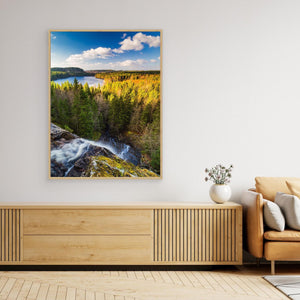 Fluxfallet i Herrljunga – vattenfall och utsikt | Canvas