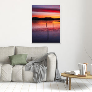 Iseld över Stensjön - CANVAS