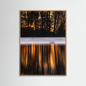 Solnedgång vid Landvettersjön – Naturfoto från Härryda | Fine Art Print