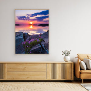 Blommande trift vid Billdal – Göteborgs kust | Canvas