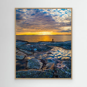 Vid klippans kant - CANVAS