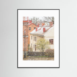 Snöfall vid Klippan kulturreservat – Göteborg