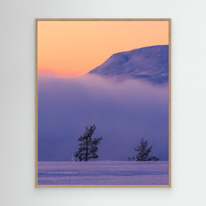 Vintermorgon i Grövelsjöfjällen – Norra Dalarna | Canvas
