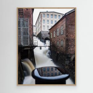 Mölndalsfallen i Kvarnbyn – Historiskt vattenfall i Mölndal | Canvas