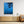 Blå vintertystnad - CANVAS