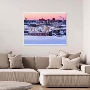 Göteborg – Gryning över Hisingen | Canvas