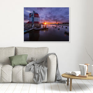 Solnedgång vid Läppstiftet - CANVAS