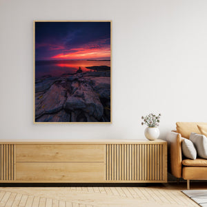 Kvällsro vid Vallda Sandö - CANVAS
