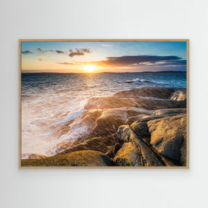 Våg över klippor – Stora Amundön Göteborg | Canvas