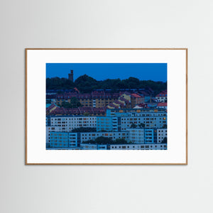 Masthugget och vattentornet i Slottsskogen – Göteborg | Fine Art Print