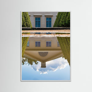 Gunnebo Slott spegling i vattenpöl – Mölndal | Fine Art Print