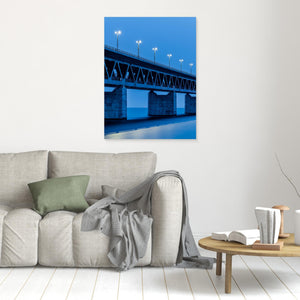 Öresundsbron – Blå timmen över bron mellan Sverige och Danmark - CANVAS