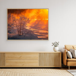 Grövlan i morgonljus - CANVAS