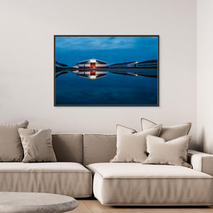 Blå timme vid Lagunen - CANVAS