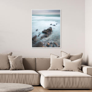 Cascais Portugal kust – lång exponering och stilla hav | Canvas