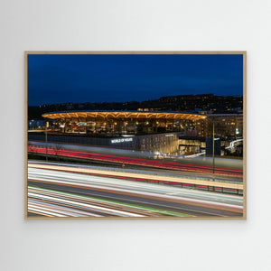 World of Volvo, Göteborg – Stadspuls i kvällsljus | Canvas