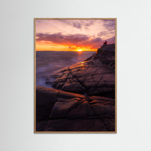 Solnedgång vid Stora Amundön – Göteborgs skärgård | Fine Art Print 