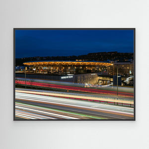 World of Volvo, Göteborg – Stadspuls i kvällsljus | Canvas