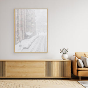 Snöstorm över Prinsgatan - CANVAS