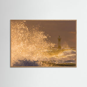 Storm vid fyren Väcker – Tjurpannan, Bohuslän | Fine Art Print