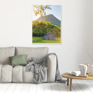 Sommarkväll vid Mittåkläppens fot - CANVAS